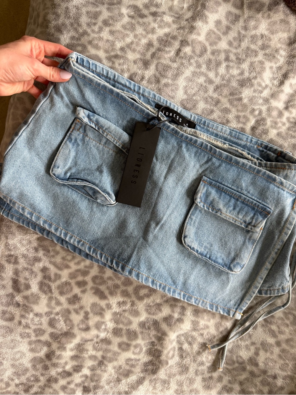 Lioness Revolve Mini Skirt NWT